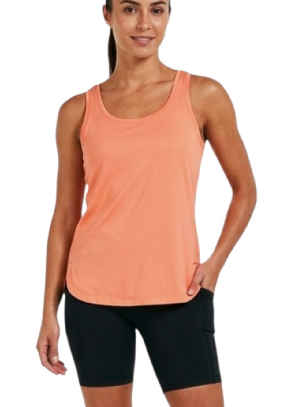 Columbia Athletic Tank Top Omni-Wick Advanced Evaporation Orange M Activewear
